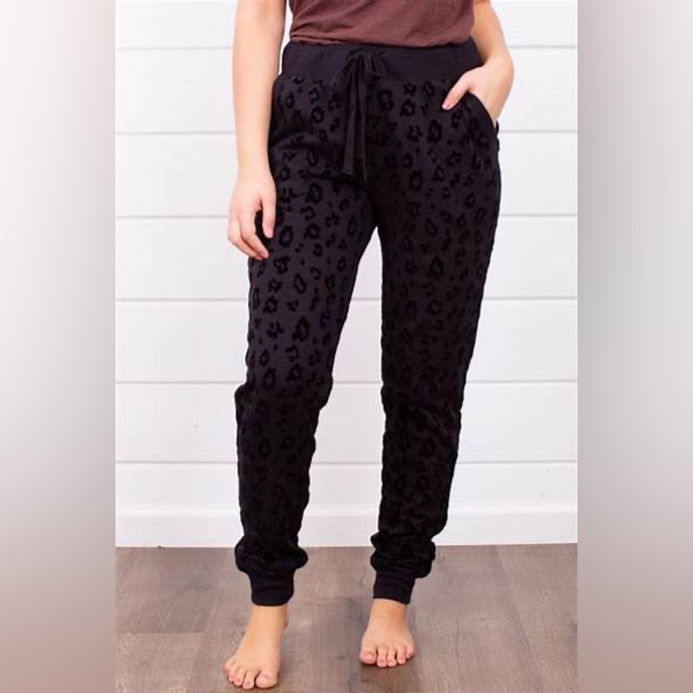 Z Supply Flocked Animal Print Jogger